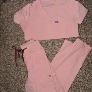 Pink Sand Figs Scrub Set